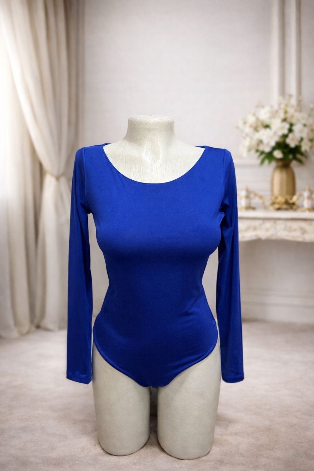 Body Elegante Cuello Redondo Manga Larga - Comodidad y Estilo